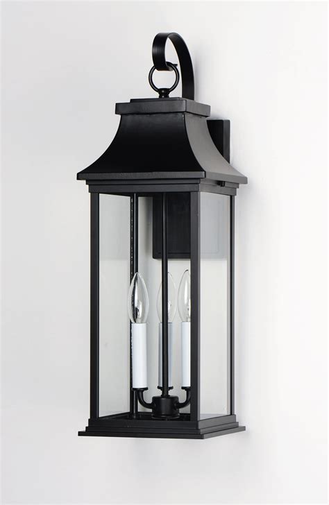 black outdoor lantern sconce|large black outdoor wall lanterns.